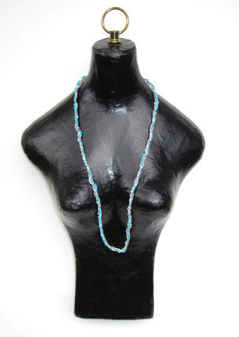 Denise (#114) Silver with turquoise leather