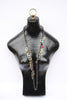 Electricity | Gunmetal chain with nuts n' bolts and charms