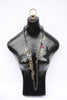 Electricity (#201) Gunmetal chain with nuts n' bolts and charms