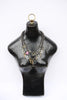 Electricity | Gunmetal chain with nuts n' bolts and charms