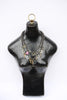 Electricity (#201) Gunmetal chain with nuts n' bolts and charms