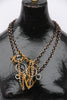 Cassandra (#204)  mixed metal with antiqued copper nautical knot