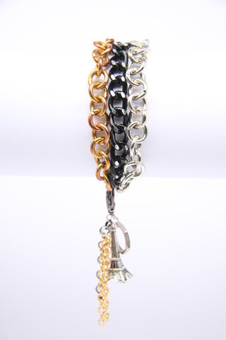 Penny (#311) mixed chunky chain with mixed metals