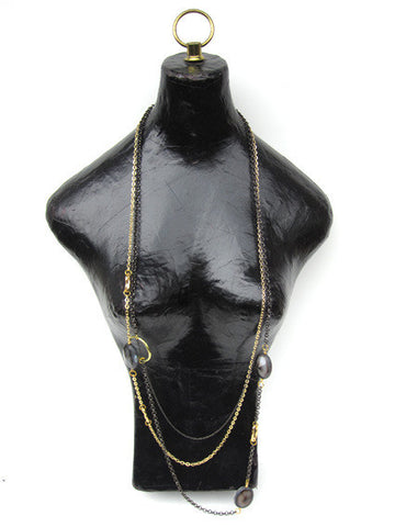 Julie (#813) Gunmetal with Agate