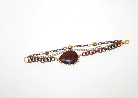Tammy (#824) Jasper with copper and gold