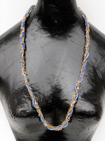 Amanda (#112) Gold with blue leather