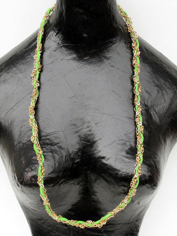 Carmen (#113) Gold and silver with green leather