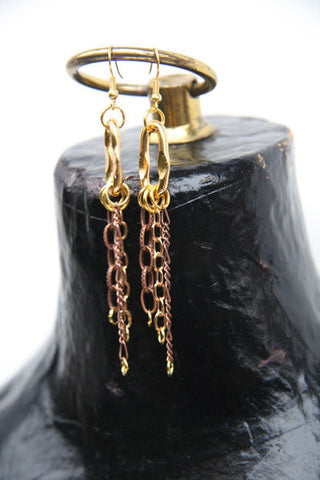 Brea No.618 | Gold link with copper